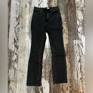 Abercrombie & Fitch Black Straight Leg Jeans